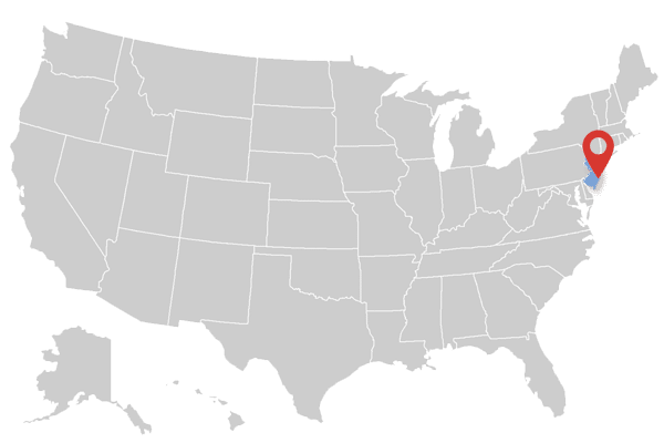 Avalon, NJ Map Location Icon