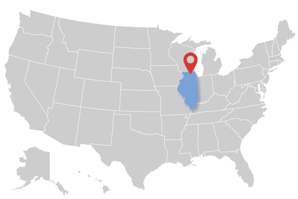 Rockford, IL Map Location Icon